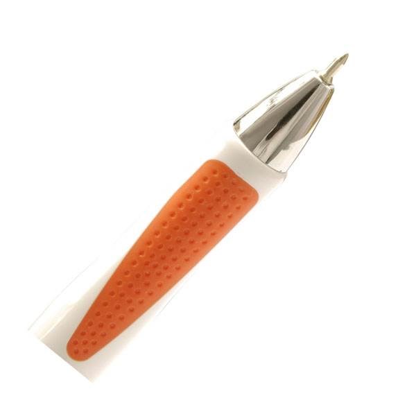 Obrázky: MICRO,guličkové pero s mikrohrotom,biela/oranžová, Obrázok 3