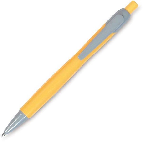 Obrázky: LADA,guličkové pero s doplnkami, žltá/sivá