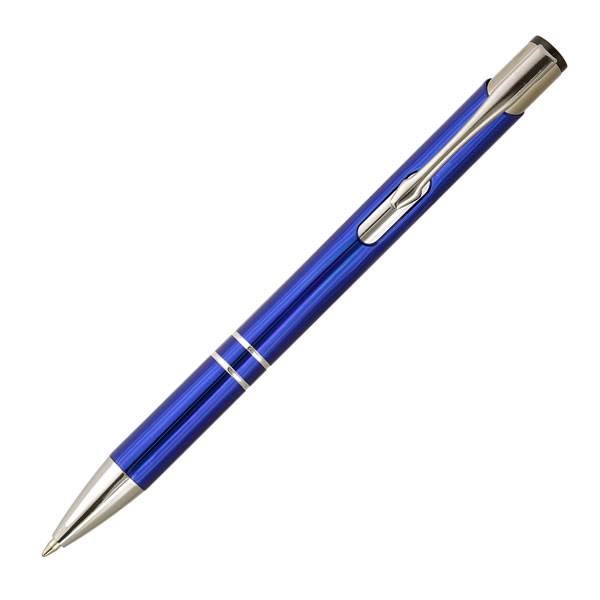 Obrázky: SUN,kovové guličkové pero, modrá, Obrázok 1