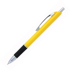 Obrázky: Plastové guličkové pero EMA žlté