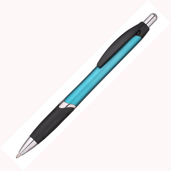 Obrázky: Guličkové pero s metalízou VERA, modrá