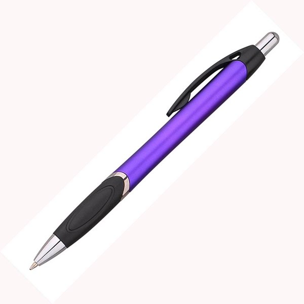 Obrázky: Guličkové pero s metalízou VERA,fialová