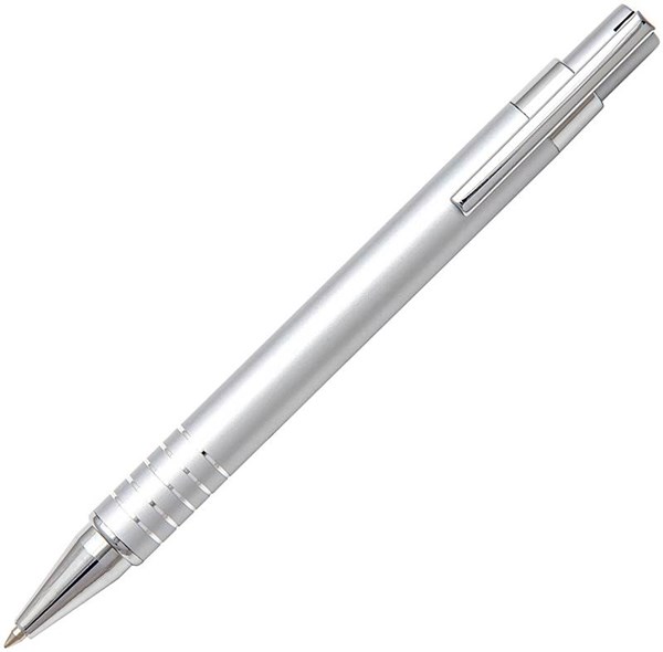 Obrázky: Strieborné hliníkové guličkové pero ELEN