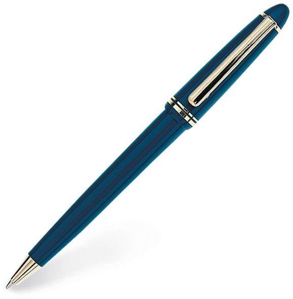 Obrázky: Guličkové pero, modrá/zlatá, Obrázok 1
