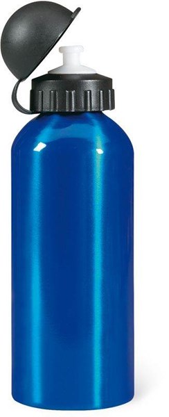 Obrázky: Kovová fľaška - 600 ml, modrá