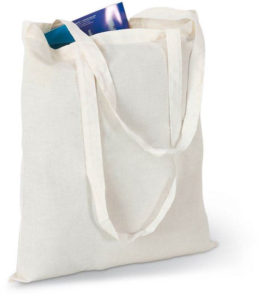 Obrázky: Nákupná taška z prírodnej bavlny s dlhými ušami, Obrázok 5