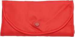 Obrázky: Červená skladacia nylónová taška tkaná