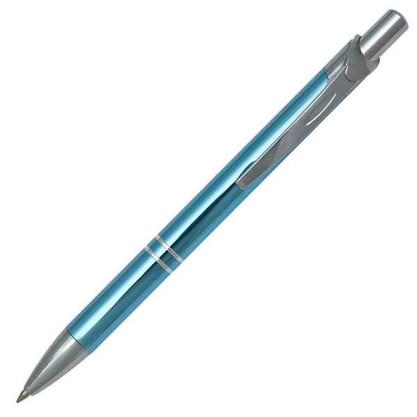 Obrázky: LENA, kovové guličkové pero, modrá, Obrázok 1
