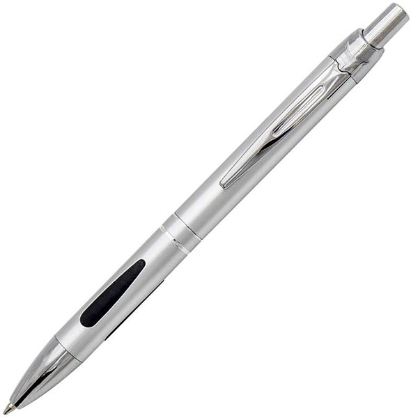 Obrázky: Strieborné guličkové pero ATUL PLUS,gumové doplnky