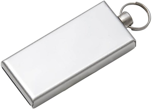 Obrázky: Malý kovový USB flash disk s krúžkom 16GB