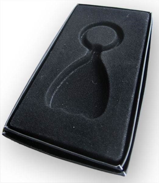 Obrázky: Darčeková krabička na otvorený držiak, čierna, Obrázok 3