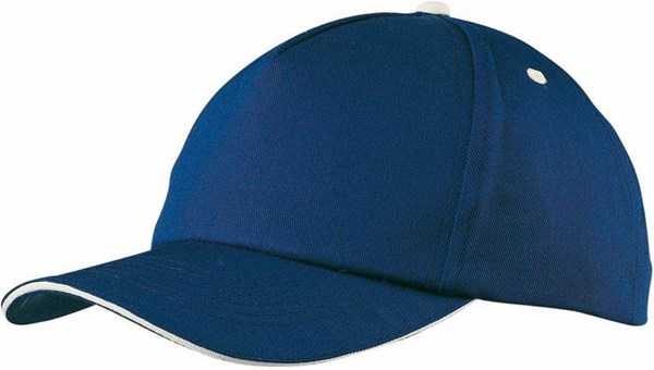 Obrázky: Modrá čiapka s nízkym profilom,sendvič. šilt,modrá, Obrázok 2