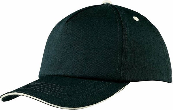 Obrázky: Čierna čiapka s nízkym profilom, sendvičový šilt, Obrázok 3
