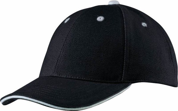 Obrázky: Baseballová čiapka z kepru, čierna