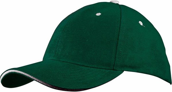 Obrázky: Baseballová čiapka z kepru, zelená, Obrázok 2