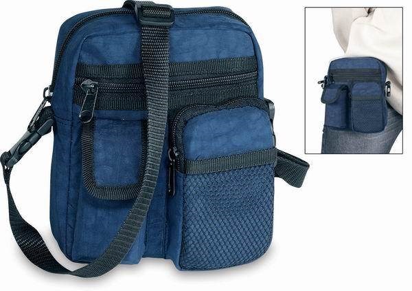 Obrázky: Modrá cestovná taška/ľadvinka, modrá
