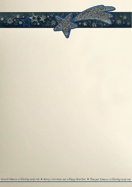 Obrázky: Novoročenka A4-svetlý krémový ivory listový papier