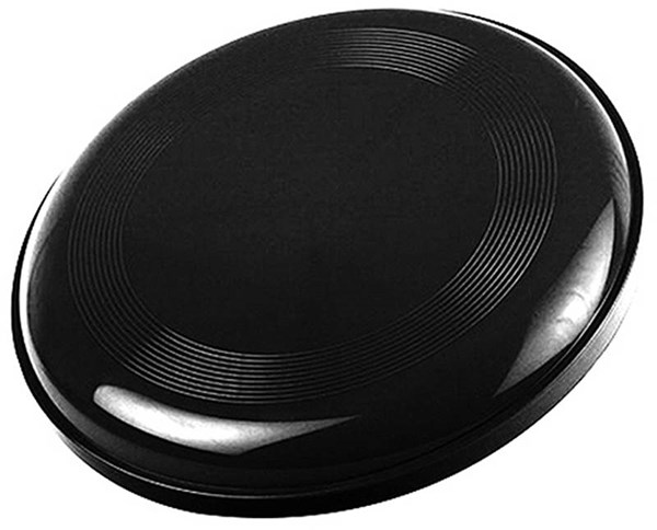 Obrázky: Čierny lietajúci tanier,priemer 22 cm
