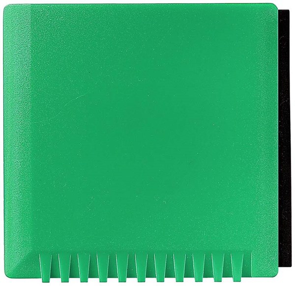 Obrázky: Zelená štvorcová škrabka so stierkou