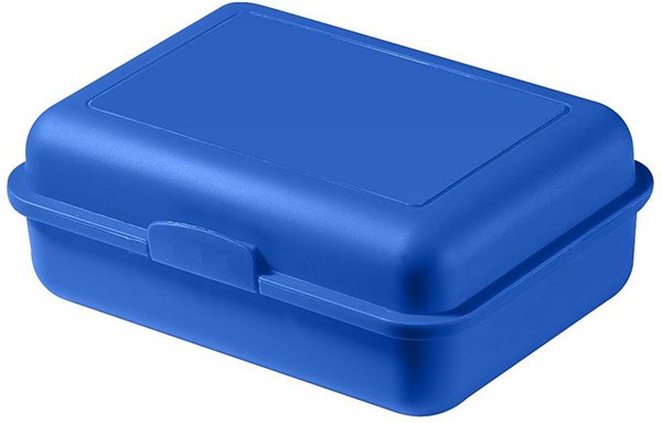 Obrázky: Modrý plastový väčší desiatový box, Obrázok 1