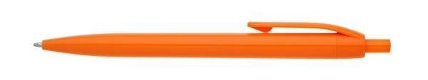 Obrázky: Oranžové plastové guličkové pero ANDY, Obrázok 2