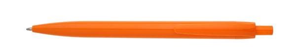Obrázky: Oranžové plastové guličkové pero ANDY, Obrázok 3