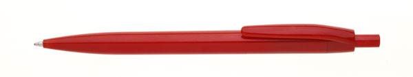 Obrázky: Červené plastové guličkové pero ANDY, Obrázok 1
