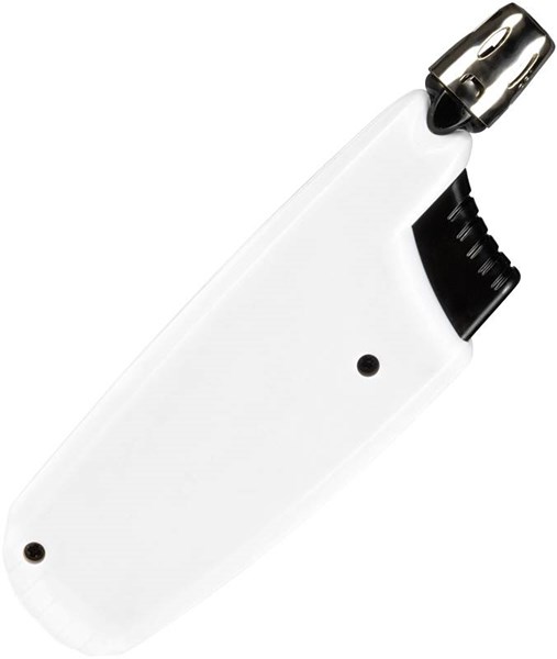 Obrázky: Biely piezo zapaľovač s vysúvacím krkom, Obrázok 2