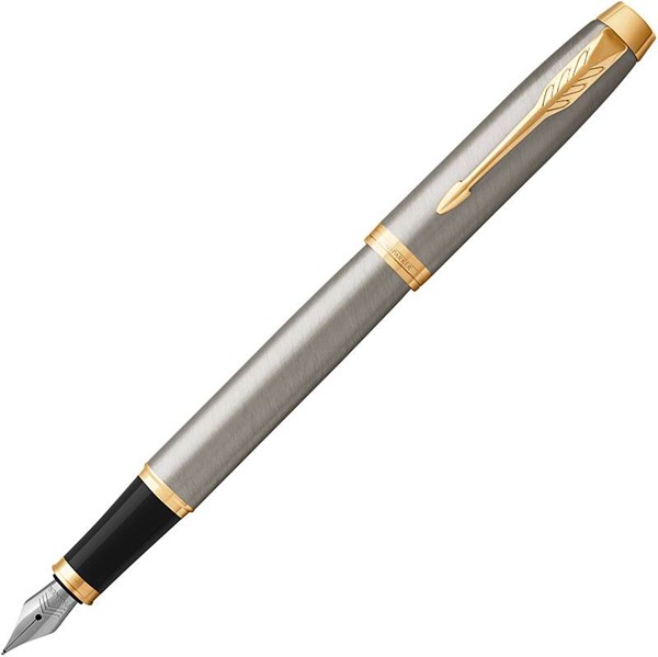 Obrázky: PARKER IM Brushed Metal GT, plniace pero, F