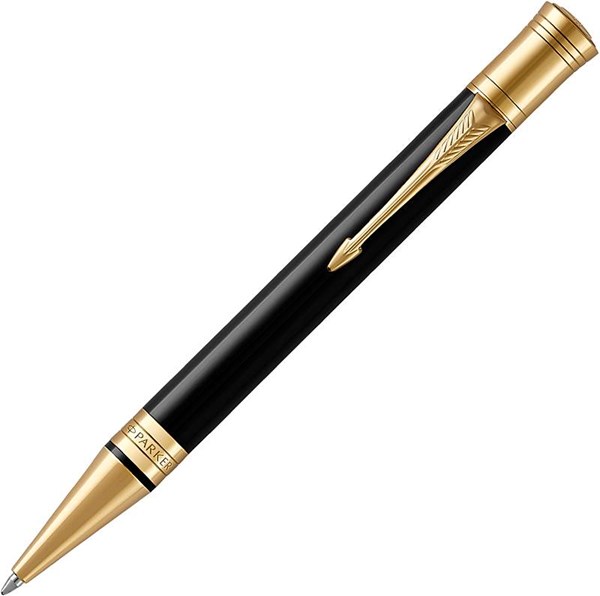 Obrázky: PARKER Classic Black GT, zlaté detaily, gul. pero