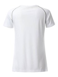 Obrázky: Dámske funkčné tričko SPORT 130, biela/šedá M