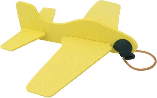 Obrázky: Lietadlo ako 3D puzzle, žltá