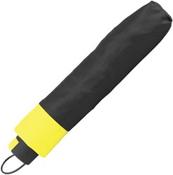 Obrázky: Žlto-čierny skladací dáždnik v puzdre