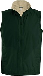 Obrázky: Lesná zelená vesta s flísovou podšívkou XXL