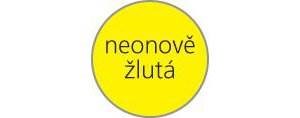 Obrázky: Lepiace lístky 51x74mm,50ks,žlté  NEÓN