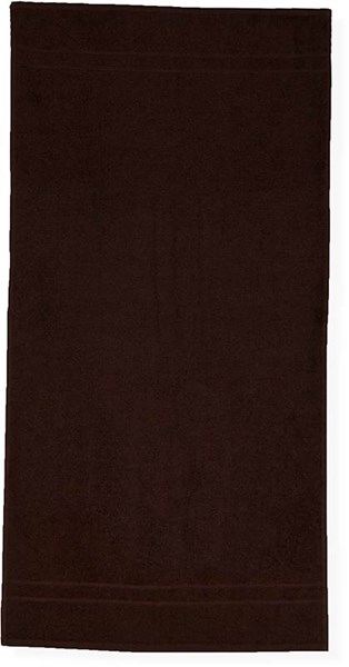 Obrázky: Tmavohnedý uterák LUXURY 30x50 cm,gram. 400 g/m2, Obrázok 1