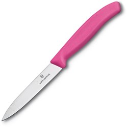 Obrázky: Ružový nôž na zeleninu VICTORINOX, hladká čepeľ 8