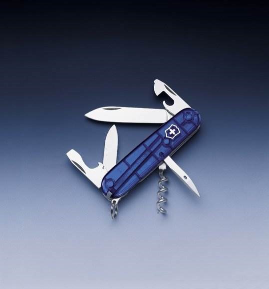 Obrázky: VICTORINOX SPARTAN, vreckový nôž,transparent.modrá, Obrázok 3