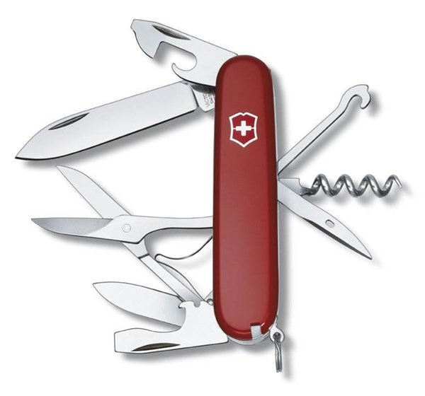 Obrázky: VICTORINOX CLIMBER, vreckový nôž, červená, Obrázok 2