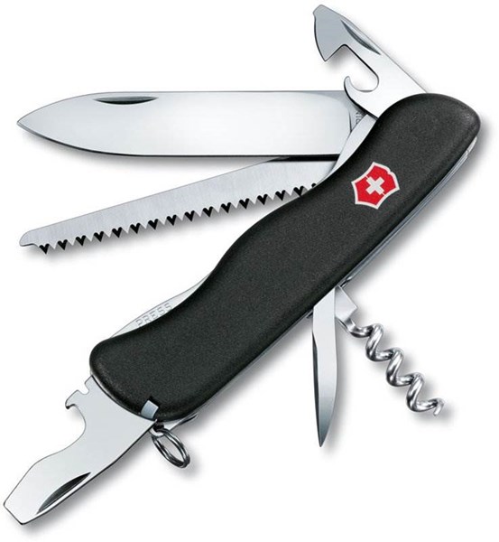 Obrázky: VICTORINOX FORESTER, vreckový nôž, čierna