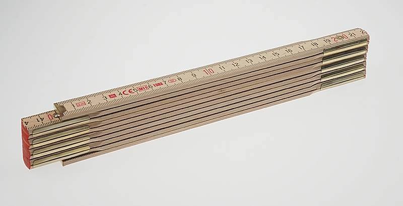 Drevený skladací dvojmeter, 2m - DG Tip - reklamné predmety s potlačou