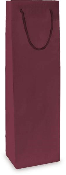 Obrázky: Papierová taška 12x9x40 cm, textilná šnúra, vínová