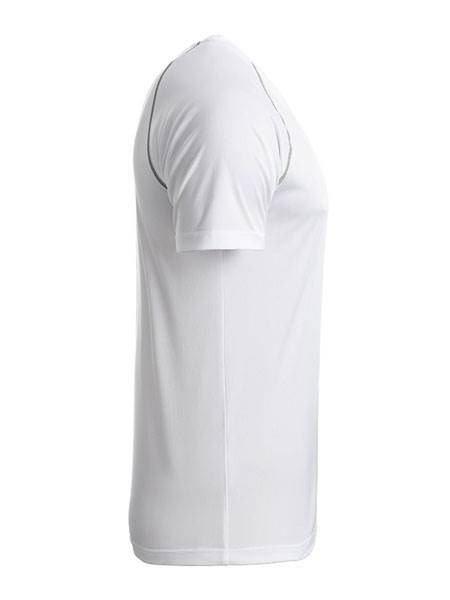 Obrázky: Pánske funkčné tričko SPORT 130,biela/šedá XL, Obrázok 4