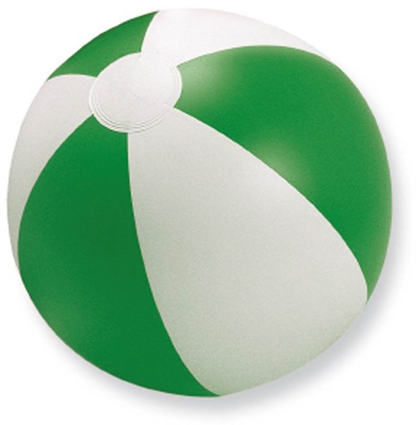 Obrázky: Plážová nafukovacia lopta, zeleno-biela