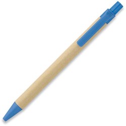 Obrázky: Ekologické guličkové pero, modrá
