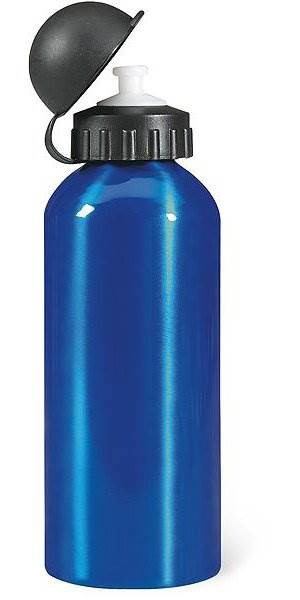 Obrázky: Kovová fľaška - 600 ml, modrá, Obrázok 2