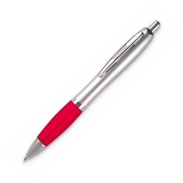 Obrázky: OKAY, guličkové pero, červená/strieborná, Obrázok 3