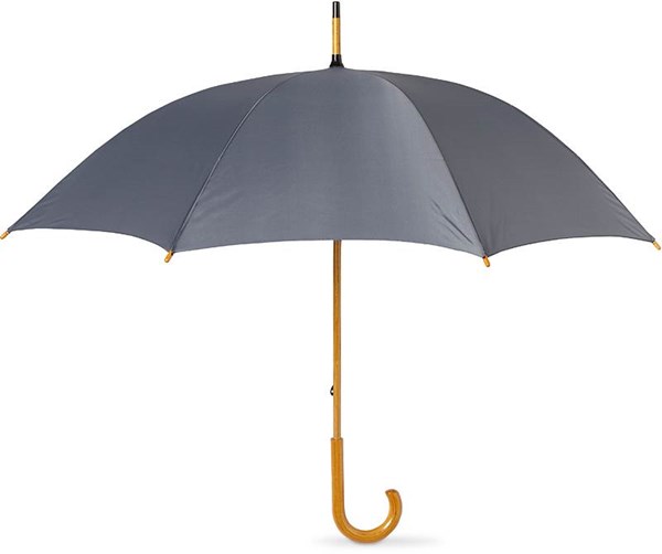 Obrázky: Klasický dáždnik so zahnutou rúčkou, šedá