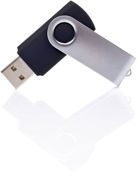 Obrázky: USB kľúč 4 GB, čierna, Obrázok 3