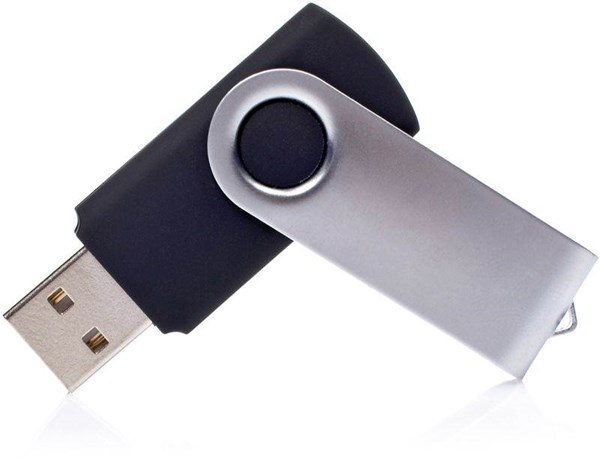 Obrázky: USB kľúč 4 GB, čierna, Obrázok 6
